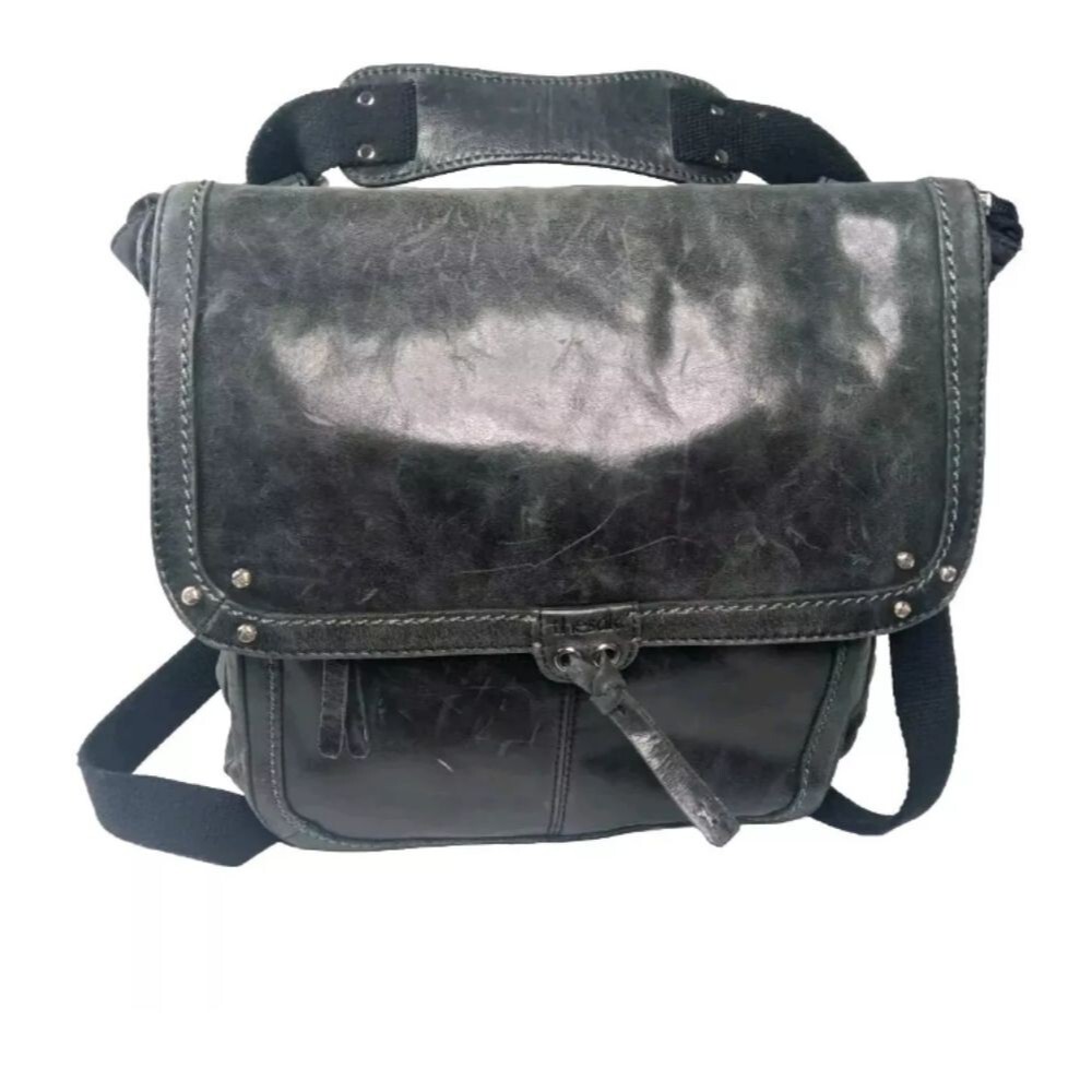 The Sak Ventura Convertible Backpack Black Leather Bag Medium Size